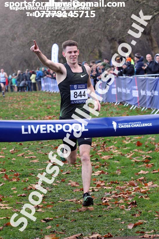 Mens junior British Athletics Liverpool Cross Challenge, Sefton Park, Liverpool. Photo:  David T. Hewitson/Sports for All Pics